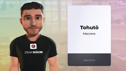 What are macrons in the Māori Language? - Speak Māori