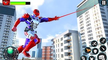 Flying Robot Hero - Crime City Rescue Robot Games Epic Games Production Iron Man Games Gameplay #1