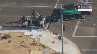 Deadly crash closes intersection in Phoenix