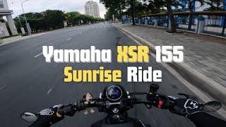 Monday Sunrise Ride | Yamaha XSR 155 | Akrapovic | Pure Sound | 4K