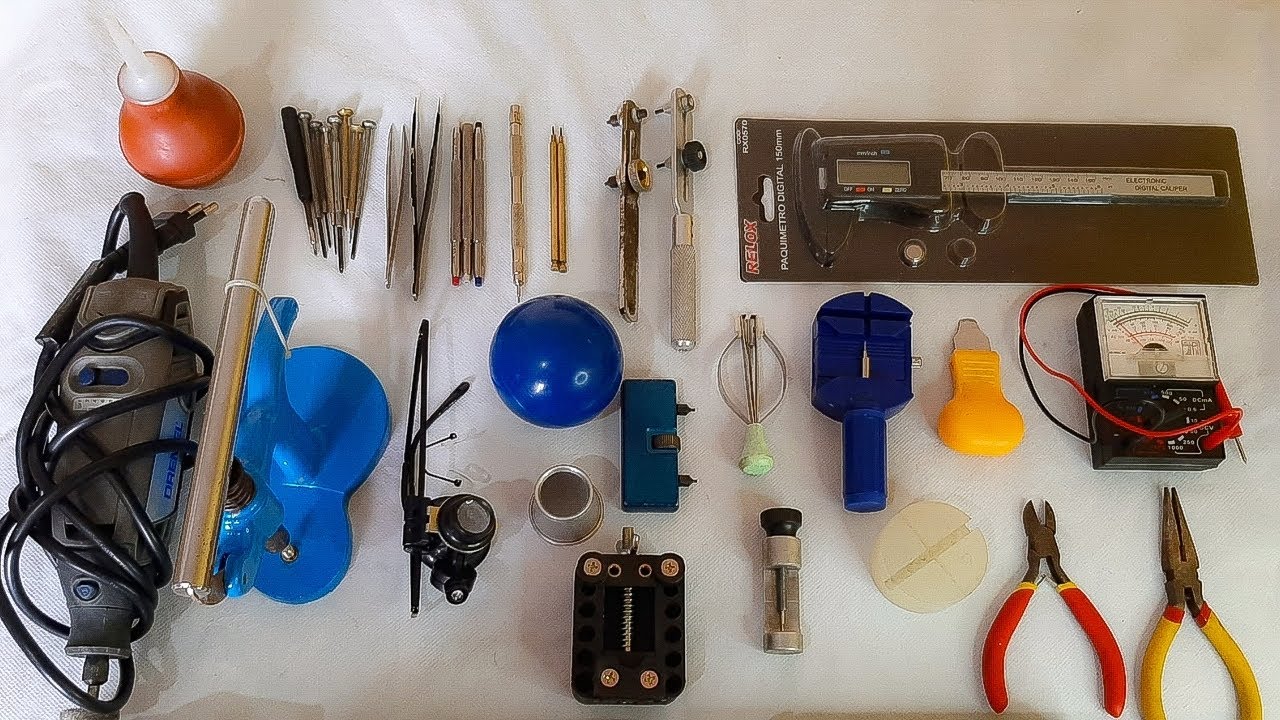 KIT DE FERRAMENTAS DE RELOJOEIRO PARA INICIANTES!! 