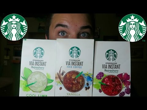 trying-starbucks-instant-refreshers/-iced-coffee!-(review)