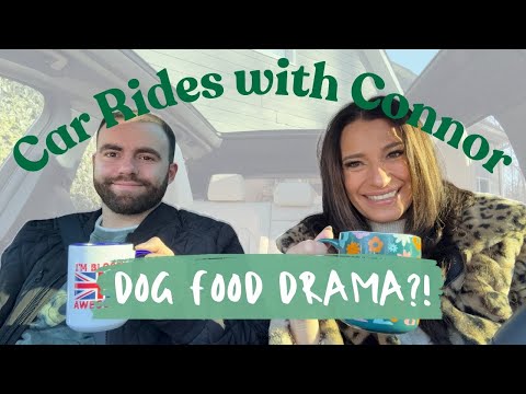 Car Rides With Connor | The drama we are out of dog food off to Kroger