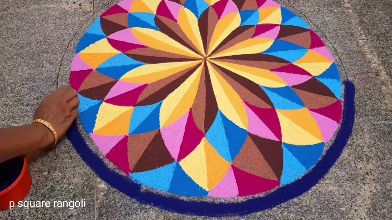 pongal kolam |3d rangoli |rangoli |colour kolam |kolam |Big kolam |p square rangoli