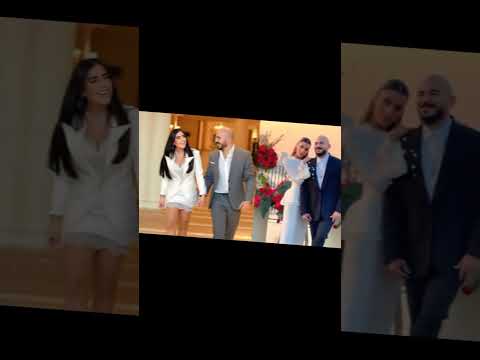 الفنان العالمي والمحترم محمود العسيلي رفقة زوجته و الفنان محمود العسيلي ي عد واحد ا من