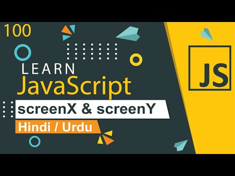 JavaScript screenX & screenY Tutorial in Hindi / Urdu