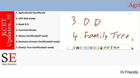 Agriculture Quota Documents 2021 - KCET