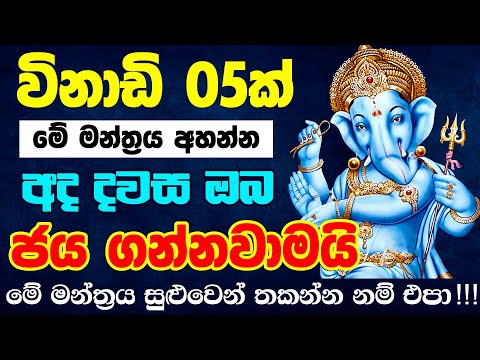 Shree Ganesha Mantra | මහා ගණපති මන්ත්‍රය | om gan ganpataye namo namah jai ganesh jai ganesh deva