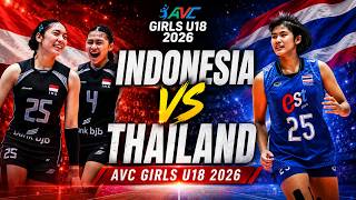🔴LIVE INDONESIA VS THAILAND di Perempat Final AVC Girls U18 2026, Mampukah Garuda Muda Buat Kejutan?