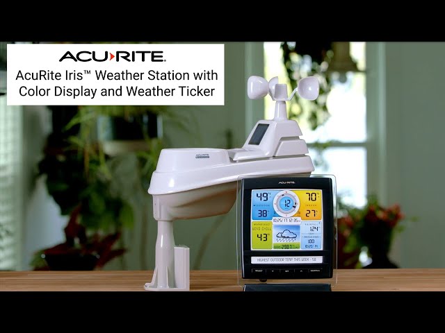 AcuRite Iris® (5-in-1) Weather Station with Color Display for