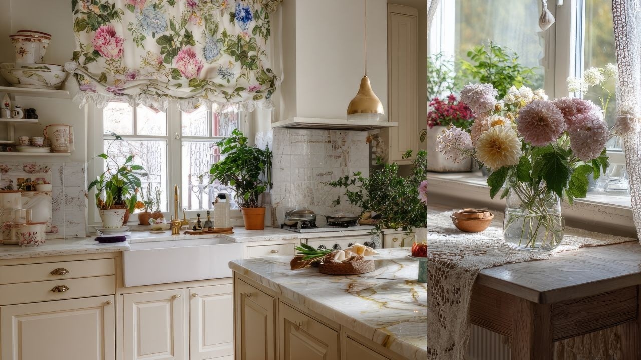 Прежде чем покупать новые предметы декора, попробуйте эти идеи для кухонных штор в деревенском ст...