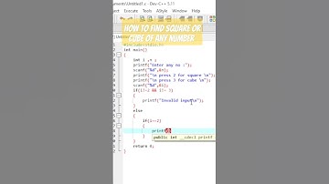 how  to find square in C| how to calculate cube in C @codetutorial2023  #cprogramming #codingtime