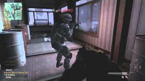 MW3 throwing knife action clip tdm outpost