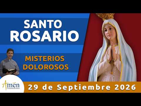 Santo Rosario Hoy Martes 29 Septiembre de 2026 l Padre Carlos Yepes l Misterios Dolorosos | Rosario