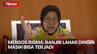 Risma Terkejut Posko Pengungsi Banjir Lahar Dinging Gunung Marapi Sumbar Ada di Titik Aliran Lahar