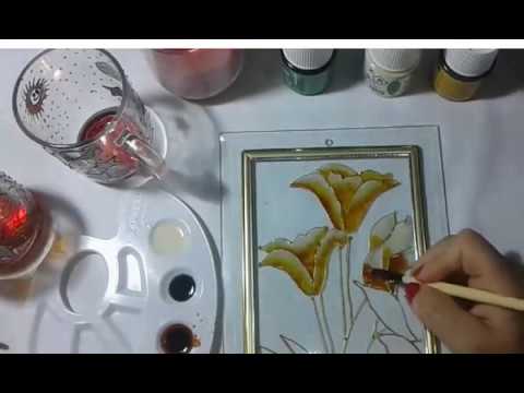 الرسم اليدوي على الزجاج دورة تعليمية للمبتدئين اسهل و ابسط طريقة للتعلم بكل سهولة Youtube