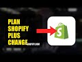 How To Change Your Plan On Shopify Plus 2026 (COMPLETE GUIDE)