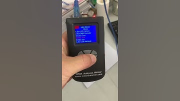 DMX Address Setting for Colordreamer W40 RGBW Washer