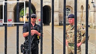 LOCKED DOWN! NO FRIDAY REGIMENTAL CHANGE at Horse Guards for the first time this year!