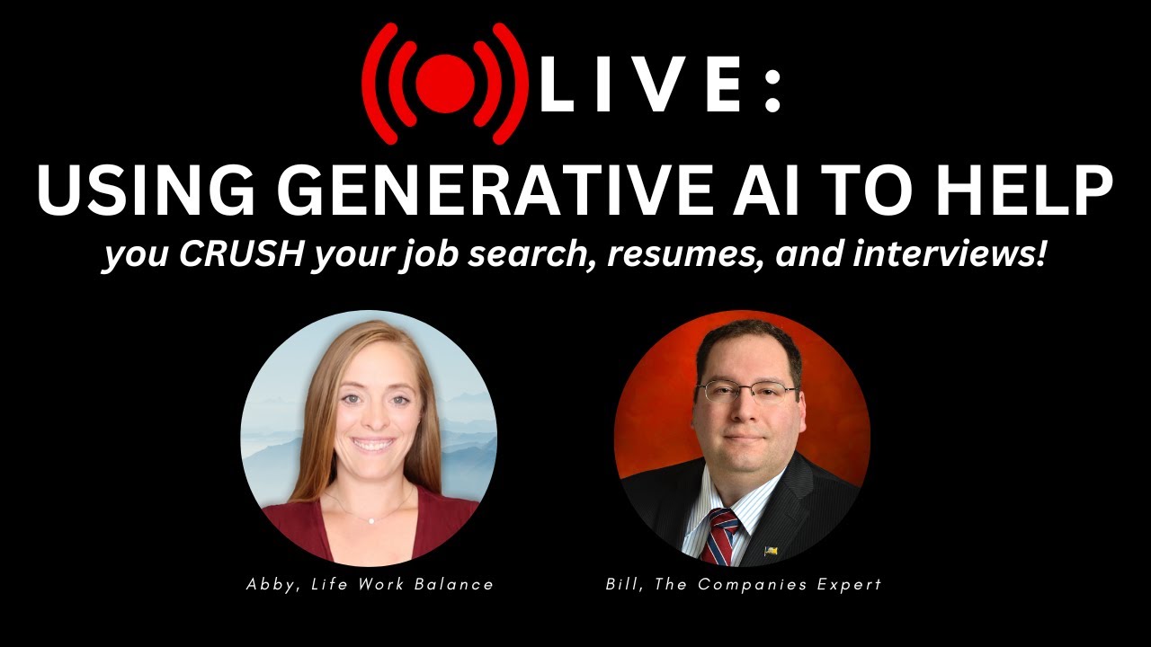 How to Use Generative AI to Help You Crush Your Job Search, Resumes ...