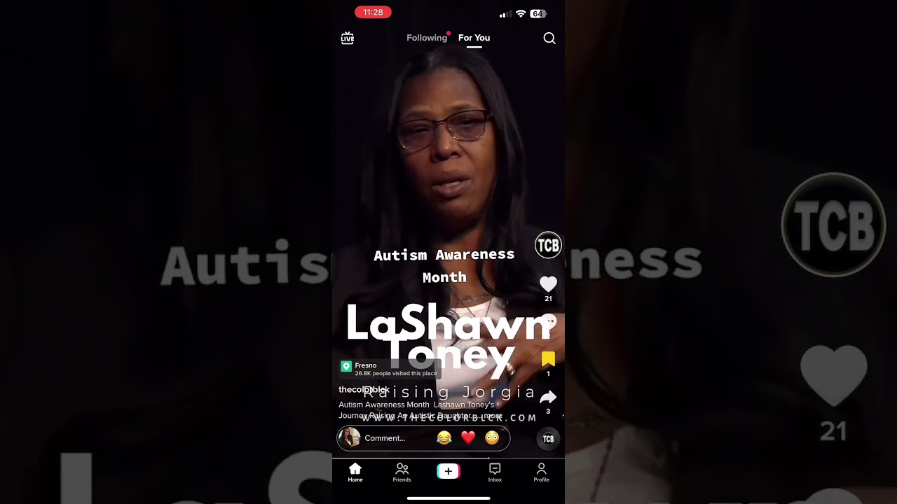 J.O.R.G.I.A. With autism. What a pleasure sharing my story on the color black🧩available on YouTube