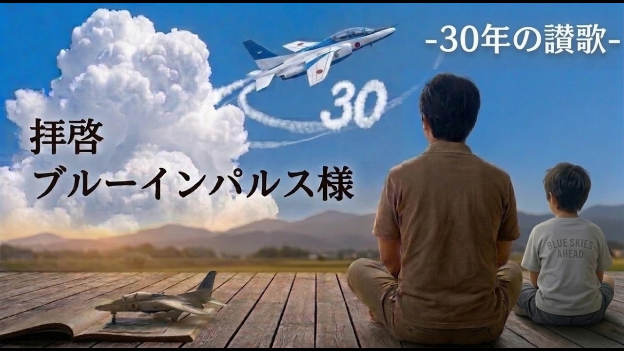 【ブルーインパルス讃歌】 青空に紡がれた30年の想い〜素晴らしい空を、変わらない情熱を、ありがとう。第11飛行隊へ贈る賛辞