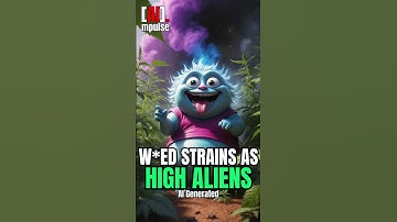 👽👽 AI Creates Weed Strains As High Aliens ~ | #aiart |