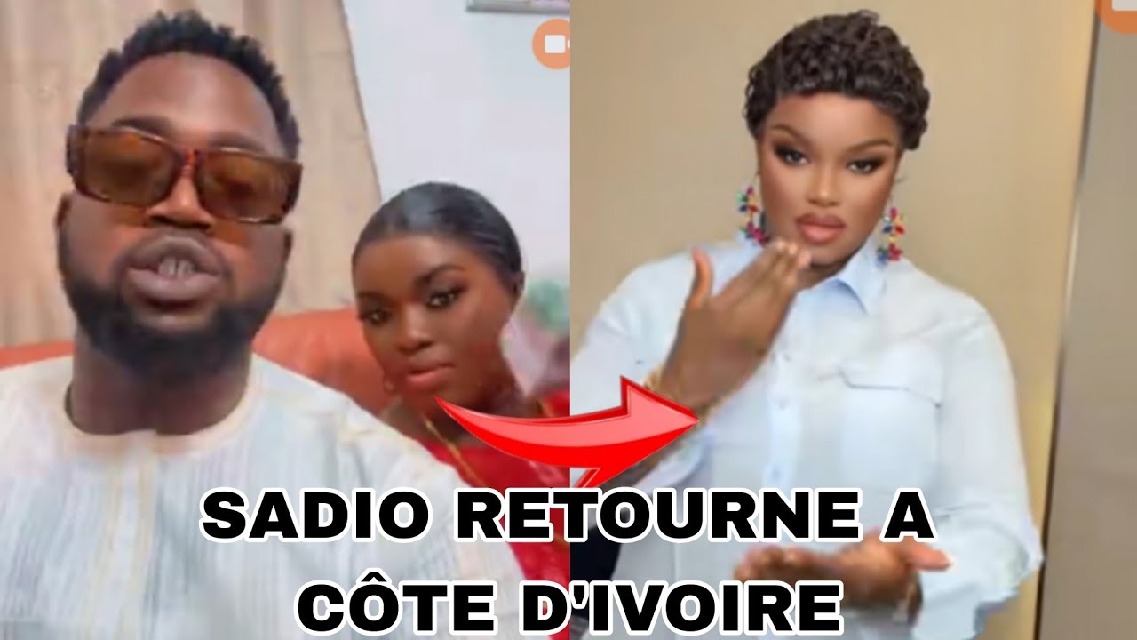 Sadio à retourne à côté d'ivoire avec binguini 