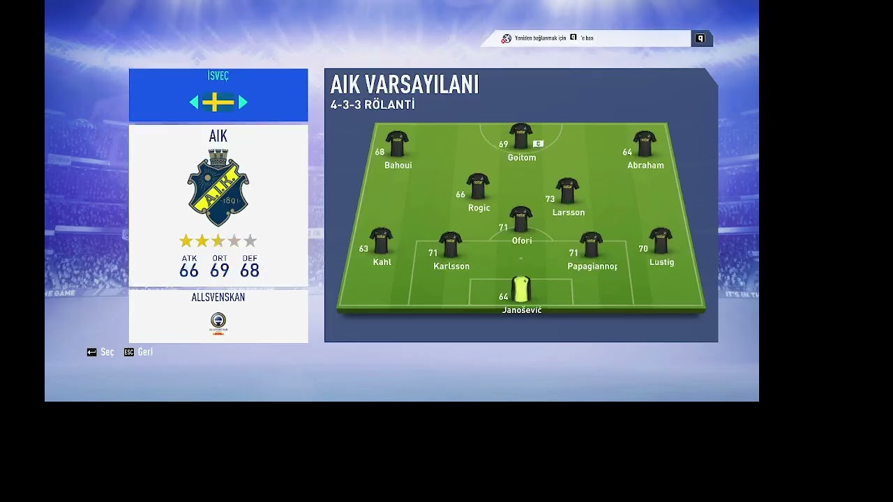 FIFA19 2025 TRANSFER YAMASI SQUAD UPDATE