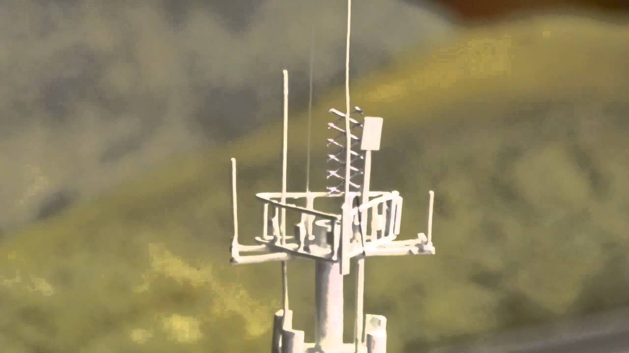 n scale cell tower 2 YouTube