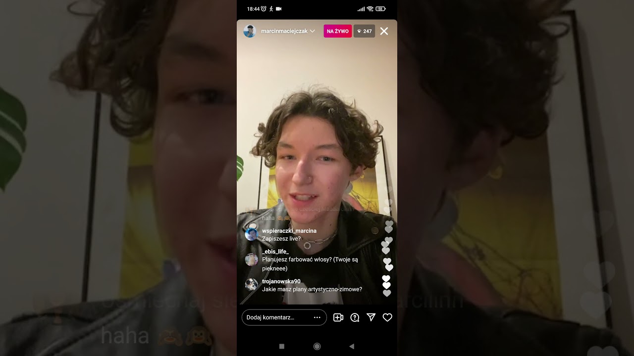 MARCIN MACIEJCZAK - Live Instagram 25.11.2021
