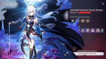 E0 Jingliu Remembrance Path | Full Run | Difficulty V Swarm Disaster | Honkai: Star Rail