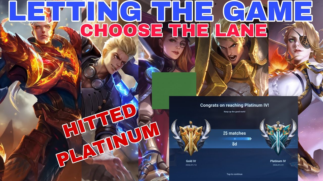 LETTING THE GAME CHOOSE MY LANE | HONOR OF KINGS GAMEPLAY | PLATINUM RANKED MATCH GAMEPLAY 