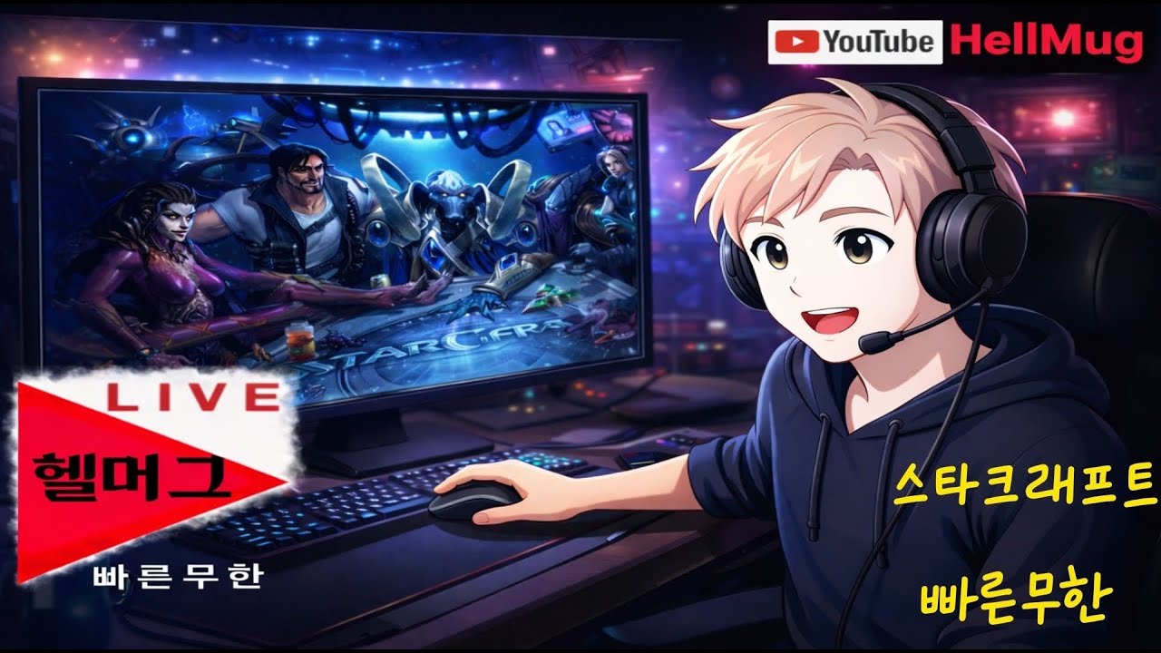 [헬머그] 풀화면 LIVE 스타 빨무 빠른무한 팀플 생방송 [2026.03.05]