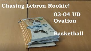 CHASING LEBRON - Opening 5 packs of Upper Deck Ovation Basketball
