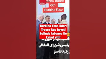 Burkina Faso lideri İbrahim Traore