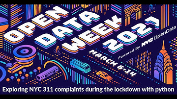 Exploring NYC 311 complaints during the lockdown with python
