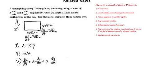 Related Rates part 1 | AP Calculus e14 | Math Mountain