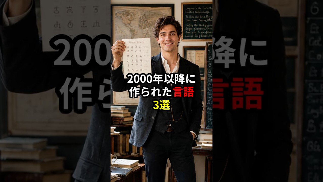 2000年以降に作られた言語3選 #世界 #雑学 #豆知識
