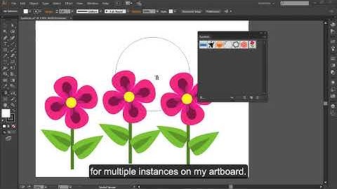 Placing a Symbol Instance in Illustrator cc