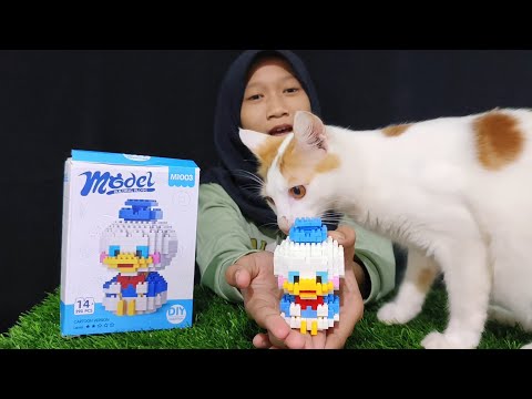 Merakit Mini Brick Donald Duck, Susah Banget Gaesss
