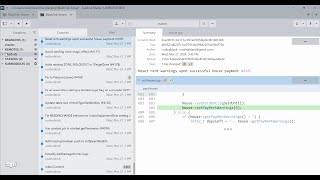 Find commit history from git folder. Black Tek Server
