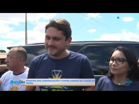 Senador Weverton, Ministro Juscelino e Prefeita Dinair participam de evento em Timon 05 04 2024