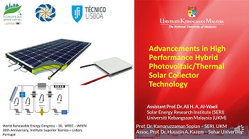 Advancements in High Performance Hybrid PV/T Solar Collector Technology - WREC2021 Dr. Ali Al-Waeli