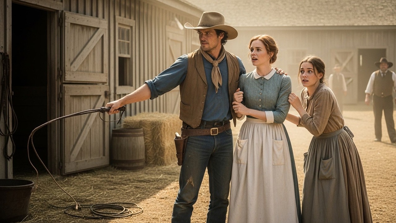 She Was Whipped For Protecting Another Servant Girl, The Cowboy Freed Them Both And Hired Them Fair