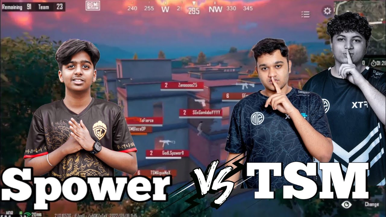 Team GodL vs Team TSM | Spower 😱 1 vs 2 Against TSM AquaNox AND BlazeOp ...