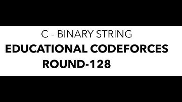 Educational Codeforces Round #128-C || Binary Search || Two Pointer || Sliding Window