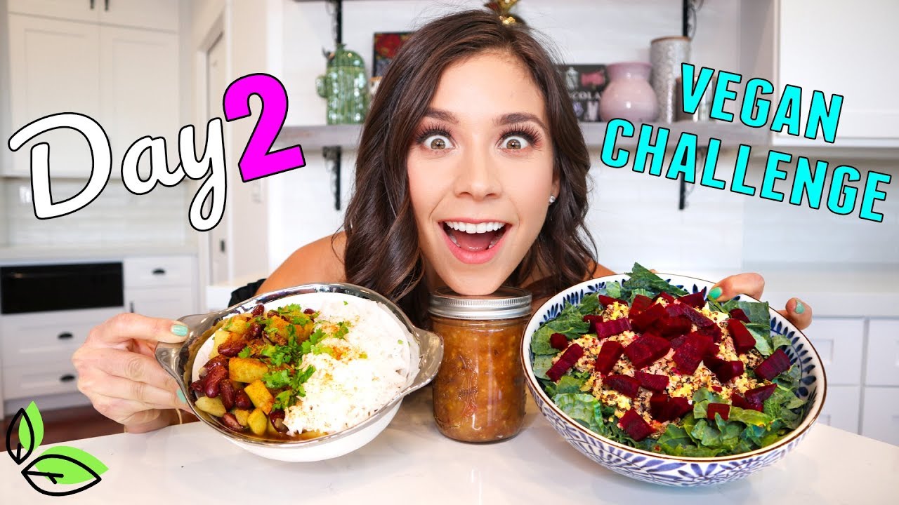 DAY 2 - 3 DAY VEGAN CHALLENGE | Yovana - YouTube