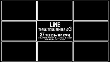 Line Transitions Bundle 3 - 4K | Motion Graphics - Envato elements