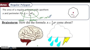 Area of Regular Polygons (with Apothem)